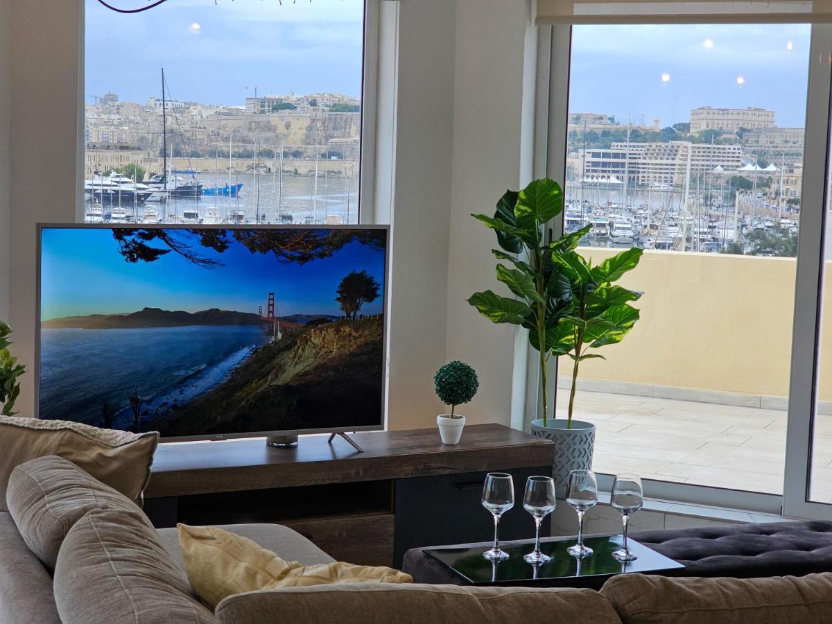 Ferienwohnung Mive Luxury Sea View Penthouse Gzira Exterior foto